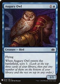 Augury Owl - The List Reprints - Magic: The Gathering card