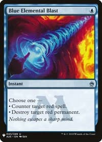 Blue Elemental Blast - The List Reprints - Magic: The Gathering card