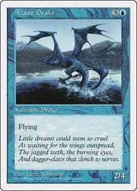 Azure Drake - Fifth Edition - Magic: The Gathering card