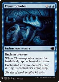 Claustrophobia - The List Reprints - Magic: The Gathering card