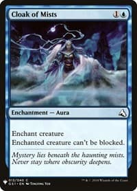 Cloak of Mists - The List Reprints - Magic: The Gathering card