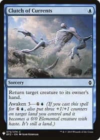 Clutch of Currents - The List Reprints - Magic: The Gathering card