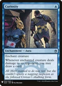 Curiosity (A25) - The List Reprints - Magic: The Gathering card