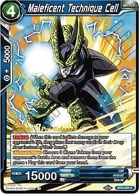 Maleficent Technique Cell - Malicious Machinations Pre-Release Cards - Dragon Ball Super: Masters card