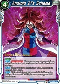Android 21's Scheme - Malicious Machinations Pre-Release Cards - Dragon Ball Super: Masters card