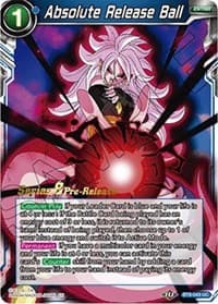 Absolute Release Ball - Malicious Machinations Pre-Release Cards - Dragon Ball Super: Masters card
