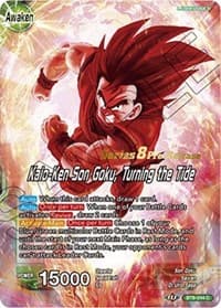 Son Goku // Kaio-Ken Son Goku, Turning the Tide - Malicious Machinations Pre-Release Cards - Dragon Ball Super: Masters card