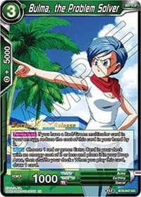 Bulma, the Problem Solver - Malicious Machinations Pre-Release Cards - Dragon Ball Super: Masters card