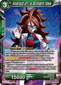 Android 21, a Brilliant Idea - Malicious Machinations Pre-Release Cards - Dragon Ball Super: Masters card