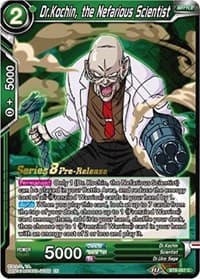 Dr.Kochin, the Nefarious Scientist - Malicious Machinations Pre-Release Cards - Dragon Ball Super: Masters card