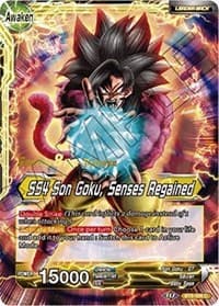 Son Goku & Pan // SS4 Son Goku, Senses Regained - Malicious Machinations Pre-Release Cards - Dragon Ball Super: Masters card