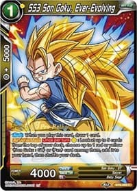 SS3 Son Goku, Ever-Evolving - Malicious Machinations Pre-Release Cards - Dragon Ball Super: Masters card