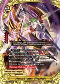Messiah Arms, Siegblade - Soaring Superior Deity Dragon - Future Card BuddyFight card