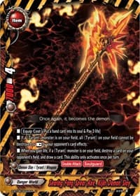 Searing Fang Spear Axe, Kijin Demon Slay - Soaring Superior Deity Dragon - Future Card BuddyFight card