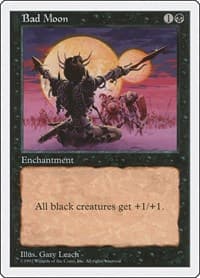 Bad Moon - Fifth Edition - Magic: The Gathering card