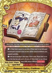 Demonic Index, Unideon - Soaring Superior Deity Dragon - Future Card BuddyFight card