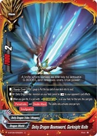 Deity Dragon Beamsword, Garknight Knife - Soaring Superior Deity Dragon - Future Card BuddyFight card