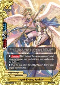 Angel Troop, Sachiel - Soaring Superior Deity Dragon - Future Card BuddyFight card