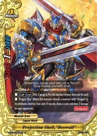 Projection Shell, "Beowulf" - Soaring Superior Deity Dragon - Future Card BuddyFight card