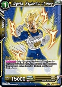 Vegeta, Explosion of Fury - Malicious Machinations Pre-Release Cards - Dragon Ball Super: Masters card
