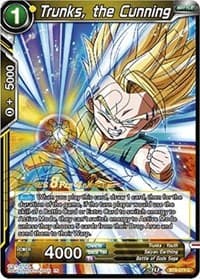 Trunks, the Cunning - Malicious Machinations Pre-Release Cards - Dragon Ball Super: Masters card