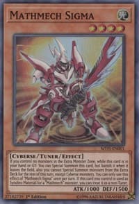 Mathmech Sigma - Mystic Fighters - YuGiOh card