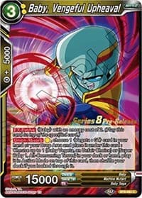 Baby, Vengeful Upheaval - Malicious Machinations Pre-Release Cards - Dragon Ball Super: Masters card