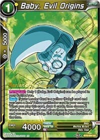 Baby, Evil Origins - Malicious Machinations Pre-Release Cards - Dragon Ball Super: Masters card