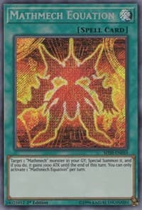 Mathmech Equation - Mystic Fighters - YuGiOh card