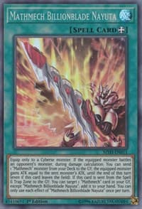 Mathmech Billionblade Nayuta - Mystic Fighters - YuGiOh card