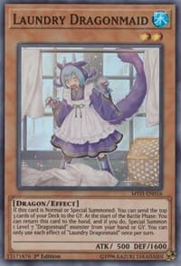 Laundry Dragonmaid - Mystic Fighters - YuGiOh card