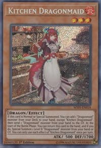 Kitchen Dragonmaid - Mystic Fighters - YuGiOh card