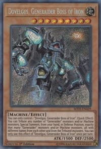 Dovelgus, Generaider Boss of Iron - Mystic Fighters - YuGiOh card