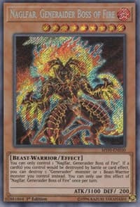 Naglfar, Generaider Boss of Fire - Mystic Fighters - YuGiOh card