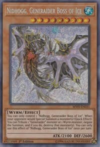 Nidhogg, Generaider Boss of Ice - Mystic Fighters - YuGiOh card
