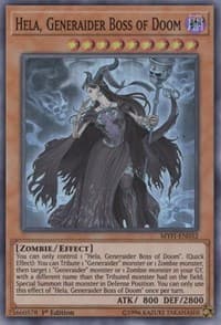 Hela, Generaider Boss of Doom - Mystic Fighters - YuGiOh card