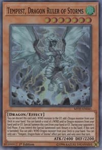Tempest, Dragon Ruler of Storms - Mystic Fighters - YuGiOh card
