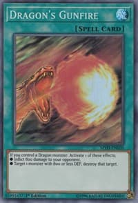 Dragon's Gunfire - Mystic Fighters - YuGiOh card