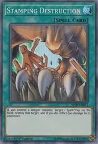 Stamping Destruction - Mystic Fighters - YuGiOh card