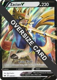 Zacian V - Jumbo Cards - Pokemon card