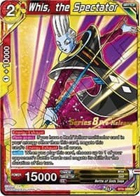 Whis, the Spectator - Malicious Machinations Pre-Release Cards - Dragon Ball Super: Masters card