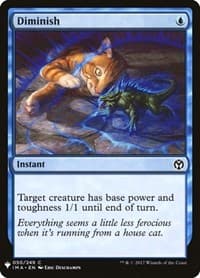 Diminish - The List Reprints - Magic: The Gathering card