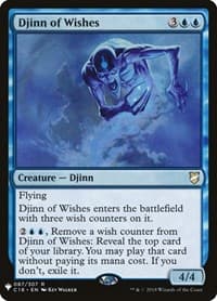 Djinn of Wishes - The List Reprints - Magic: The Gathering card