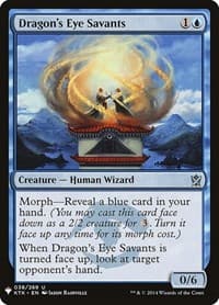 Dragon's Eye Savants - The List Reprints - Magic: The Gathering card