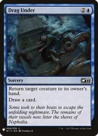 Drag Under - The List Reprints - Magic: The Gathering card