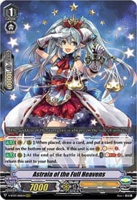 Astraia of the Full Heavens - V-BT07: Infinideity Cradle - Cardfight Vanguard card