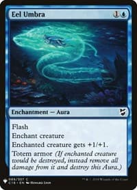Eel Umbra - The List Reprints - Magic: The Gathering card