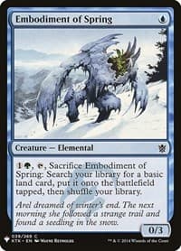 Embodiment of Spring - The List Reprints - Magic: The Gathering card