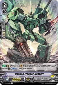 Cannon Trooper, Huskarl - V-BT07: Infinideity Cradle - Cardfight Vanguard card