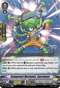 Competent Mechanic, Spechanic - V-BT07: Infinideity Cradle - Cardfight Vanguard card